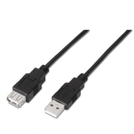 Cable Alargador USB 2.0 Aisens A101-0017/ USB Macho