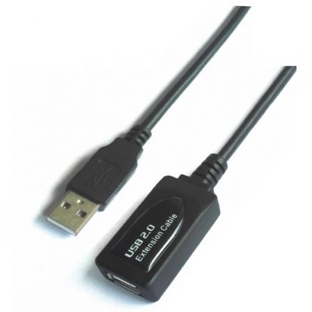 Cable Alargador USB 2.0 Aisens A101-0018/ USB Macho