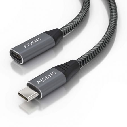 Cable Alargador USB 3.2 Aisens A107-0760/ USB Tipo-C Macho