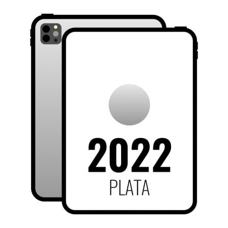 Apple iPad Pro 11' 2022 4th WiFi/ M2/ 256GB/ Plata