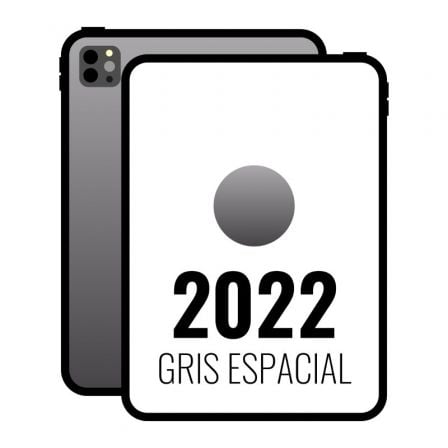 Apple iPad Pro 12.9' 2022 6th WiFi Cell/ 5G/ M2/ 128GB/ Gris Espacial