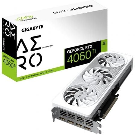 Tarjeta Gráfica Gigabyte GeForce RTX 4060 Ti Aero OC 16G/ 16GB GDDR6