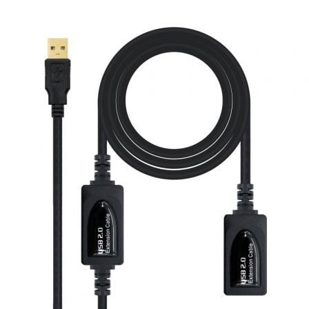 Cable Alargador USB 2.0 Nanocable 10.01.0212/ USB Macho