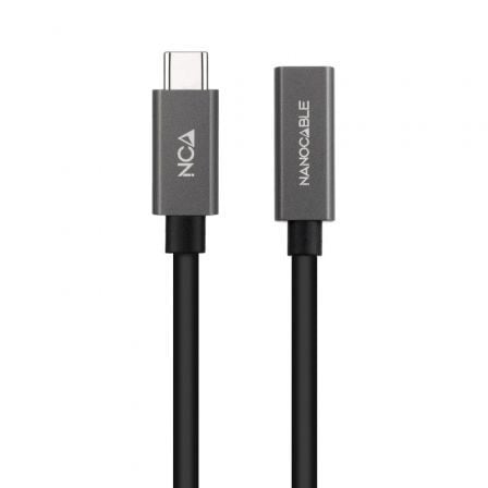 Cable Alargador USB 3.2 Nanocable 10.01.4401-L150/ USB Tipo-C Macho