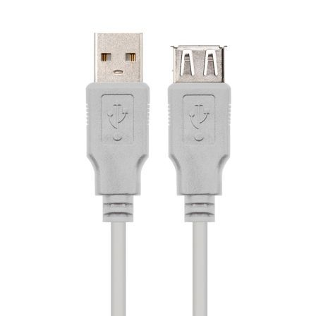 Cable Alargador USB 2.0 Nanocable 10.01.203/ USB Macho