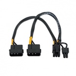 Cable de Alimentación Tarjeta Gráfica Nanocable 10.19.1201/ 2x Molex Macho