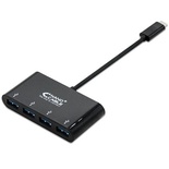 Hub USB Tipo-C Nanocable 10.16.4401-BK / 4xUSB