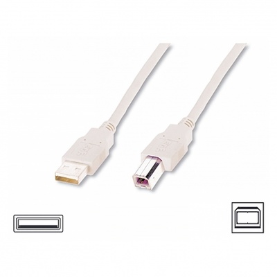Cable USB 2.0 Impresora Nanocable 10.01.0103/ USB Tipo-B Macho