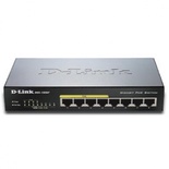 Switch D-Link DGS-1008P 8 Puertos/ RJ-45 Gigabit 10/100/1000/ PoE