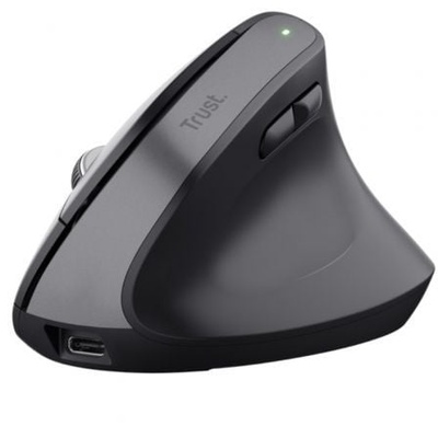 Ratón Vertical Inalámbrico por Bluetooth Trust Bayo+/ Batería Recargable/ Hasta 2400 DPI