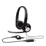 Auriculares Logitech H390/ con Micrófono/ USB/ Negros