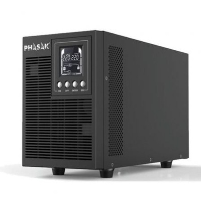 SAI Online Phasak 2000 VA Online LCD/ 2000VA-2000W/ 4 Salidas/ Formato Torre
