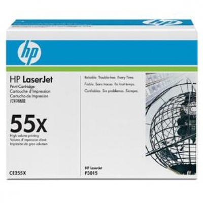 Tóner Original HP nº55X XL Alta Capacidad/ Negro