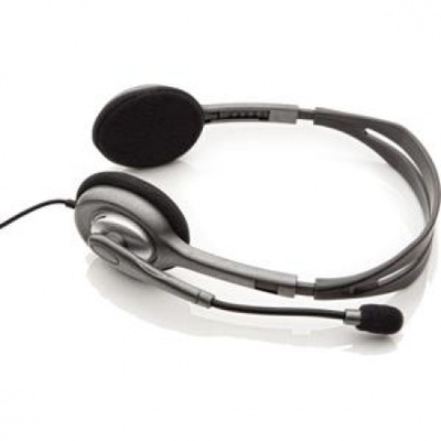 Auriculares Logitech H110/ con Micrófono/ Jack 3.5/ Plateados