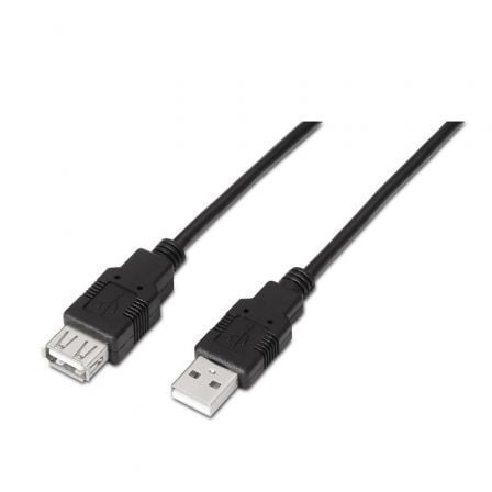 Cable Alargador USB 2.0 Aisens A101-0015/ USB Macho