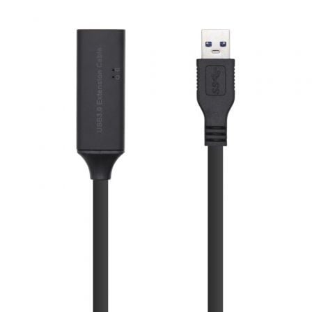 Cable Alargador USB 3.0 con Amplificador Aisens A105-0407/ USB Macho