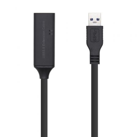 Cable Alargador USB 3.0 con Amplificador Aisens A105-0409/ USB Macho