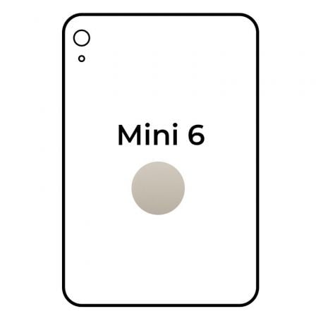 iPad Mini 8.3 2021 WiFi/ A15 Bionic/ 256GB/ Blanco Estrella