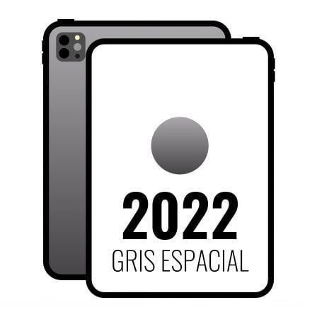 Apple iPad Pro 12.9' 2022 6th WiFi/ M2/ 512GB/ Gris Espacial