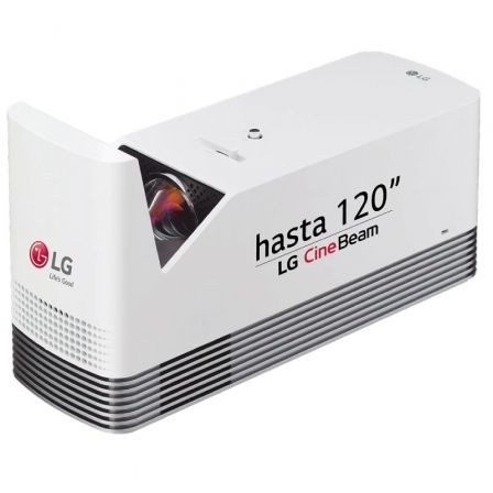 Proyector Láser Compacto LG CineBeam HF85LSR/ 1500 Lúmenes/ Full HD/ HDMI-USB-Bluetooth-RJ45/ Smart TV/ Blanco y Gris