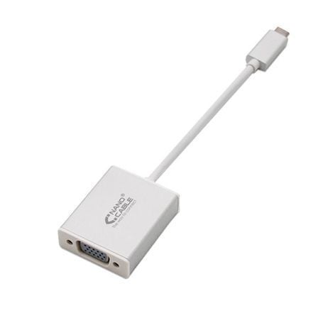Cable Conversor Nanocable 10.16.4101/ USB Tipo-C Macho