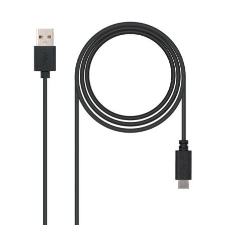 Cable USB 2.0 Nanocable 10.01.2101/ USB Tipo-C Macho