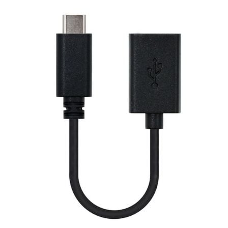 Cable USB 2.0 Nanocable 10.01.2400/ USB Tipo-C Macho