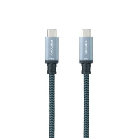 Cable USB 3.1 Nanocable 10.01.4101-COMB/ USB Tipo-C Macho