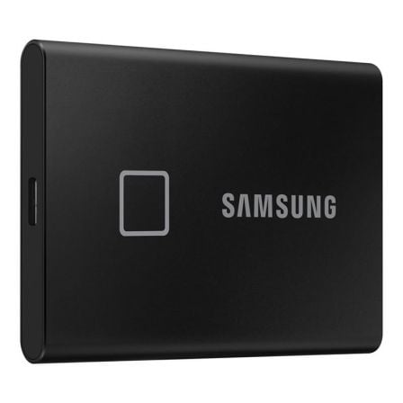Disco Externo SSD Samsung Portable T7 Touch 1TB/ USB 3.2/ Negro
