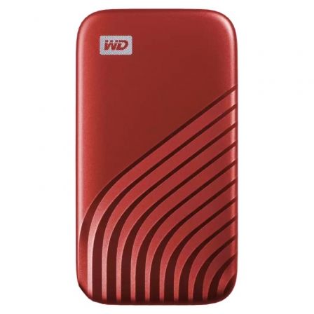 Disco Externo SSD Western Digital My Passport SSD 1TB/ USB 3.2/ Rojo