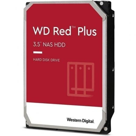 Disco Duro Western Digital WD Red Plus NAS 2TB/ 3.5'/ SATA III/ 128MB