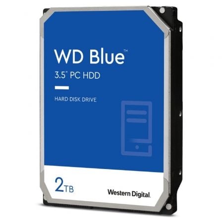 Disco Duro Western Digital WD Blue PC Desktop 2TB/ 3.5'/ SATA III/ 256MB